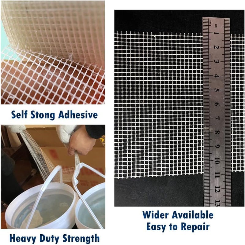 LLPT Drywall Repair Fiberglass Joint Tape 2” x 100 Ft Industrial Grade Extra Strength Fiber Mesh Heavy Duty Self Adhesive for Seam Patch Wall Crack Seam Repair Color White (DRF210) - Image 5